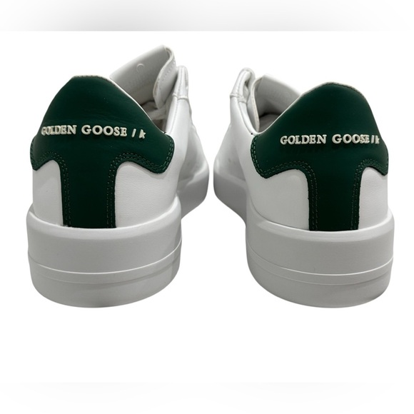 Golden Goose Women's Pure Star Sneaker White Green NWT - Picture 10 of 12